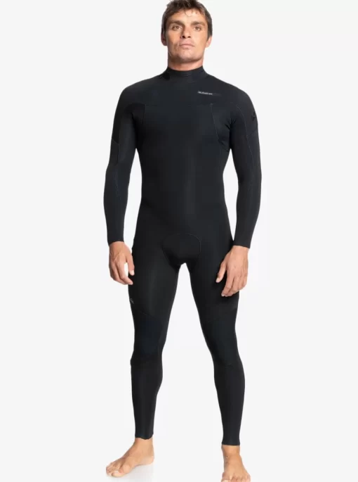 Mens Quiksilver Wetsuits | 3/2 Everyday Sessions Back Zip Wetsuit