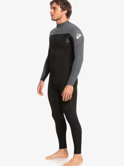 Mens Quiksilver Wetsuits | 3/2 Everyday Sessions Back-Zip Wetsuit