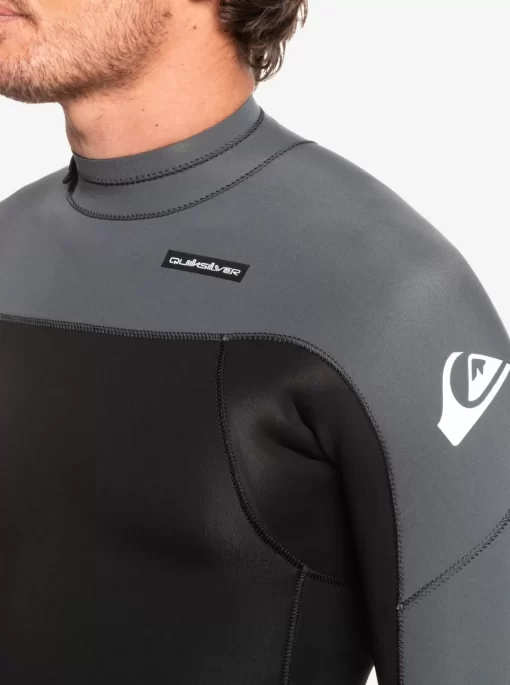 Mens Quiksilver Wetsuits | 3/2 Everyday Sessions Back-Zip Wetsuit