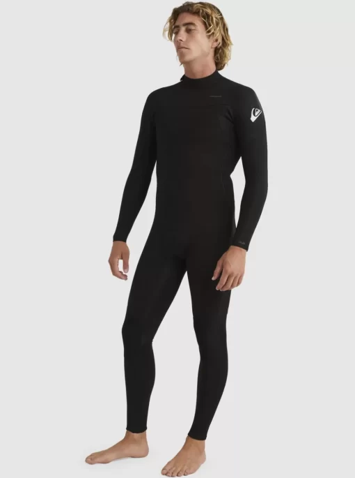 Mens Quiksilver Wetsuits | 3/2 Everyday Sessions Back-Zip Wetsuit