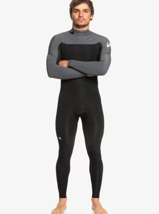 Mens Quiksilver Wetsuits | 3/2 Everyday Sessions Back-Zip Wetsuit