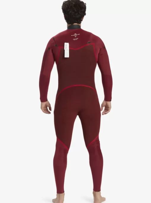Mens Quiksilver Wetsuits | 4/3 Everyday Sessions Chest-Zip Wetsuit