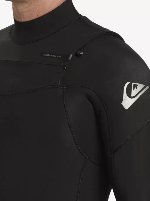 Mens Quiksilver Wetsuits | 4/3 Everyday Sessions Chest-Zip Wetsuit