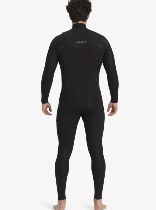 Mens Quiksilver Wetsuits | 4/3 Everyday Sessions Chest-Zip Wetsuit