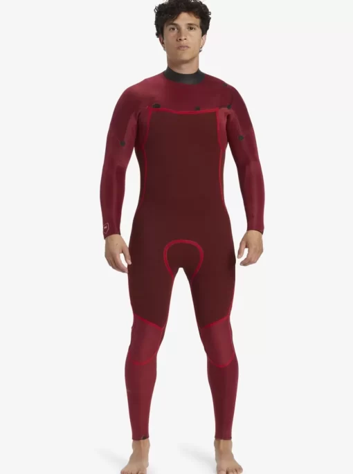 Mens Quiksilver Wetsuits | 4/3 Everyday Sessions Chest-Zip Wetsuit