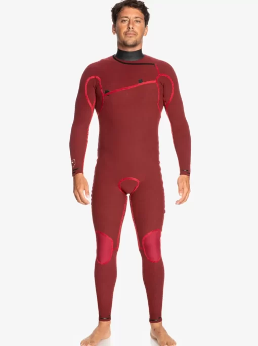 Mens Quiksilver Wetsuits | 4/3 Highline Chest Zip Wetsuit