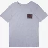 Mens Quiksilver Tees | Black Flash T-Shirt