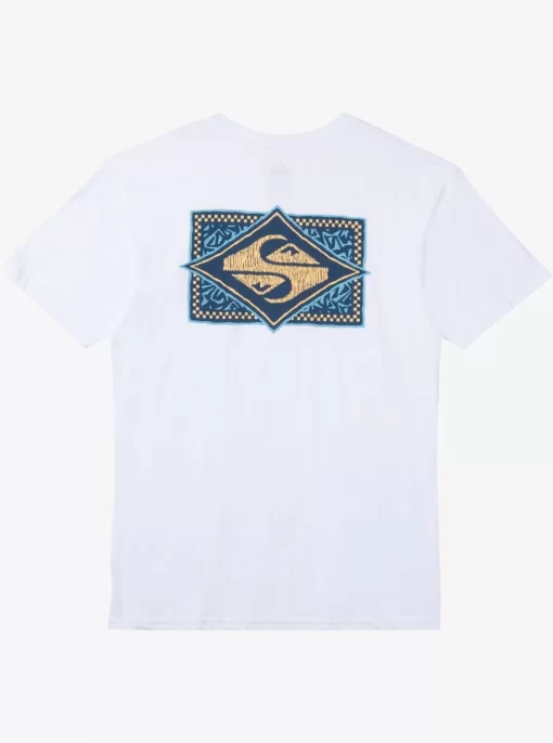 Mens Quiksilver Tees | Black Flash T-Shirt