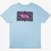 Mens Quiksilver Tees | Black Flash T-Shirt