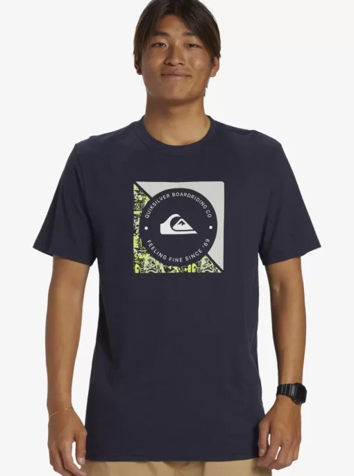 Mens Quiksilver Tees | Boardshort Linked T-Shirt