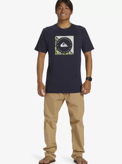 Mens Quiksilver Tees | Boardshort Linked T-Shirt