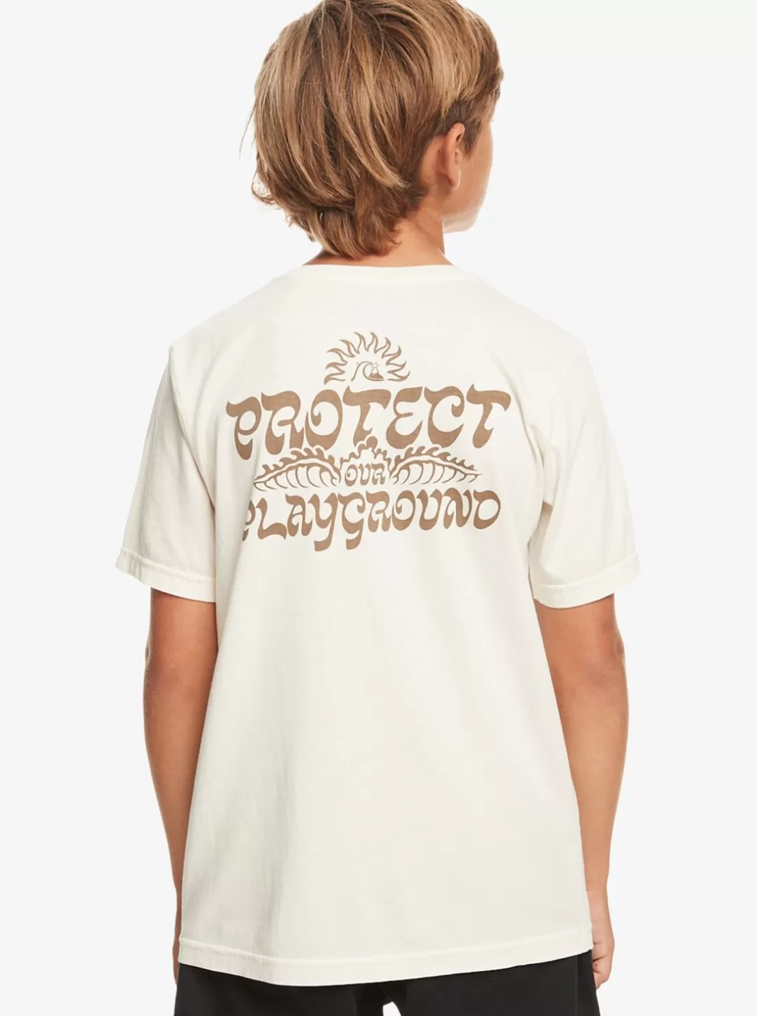 boys_816_earthy_type_tshirt_4.webp Boys Quiksilver Tees | Boy'S 8-16 Earthy Type T-Shirt