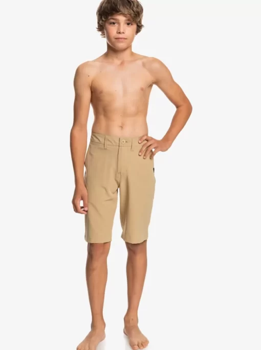 Boys Quiksilver Shorts | Boy'S 8-16 Ocean Union 19" Amphibian Boardshorts