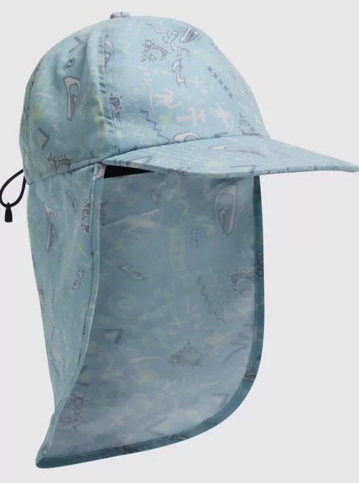 Boys Quiksilver Hats | Boy'S 8-16 Ray Master Neck Protection Cap