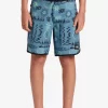 Boys Quiksilver Shorts | Boy'S 8-16 Surfsilk Radical Scallop 16 Boardshorts