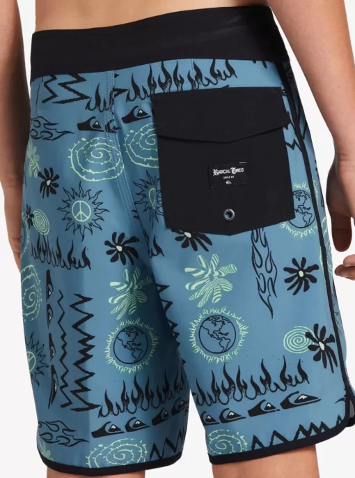 Boys Quiksilver Shorts | Boy'S 8-16 Surfsilk Radical Scallop 16 Boardshorts