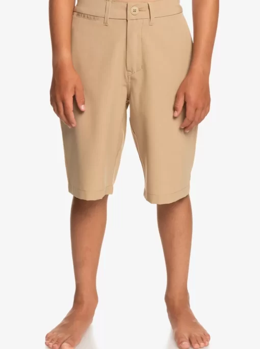 Boys Quiksilver Shorts | Boy'S 8-16 Union Amphibian 19" Hybrid Shorts