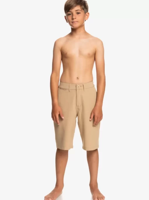 Boys Quiksilver Shorts | Boy'S 8-16 Union Amphibian 19" Hybrid Shorts