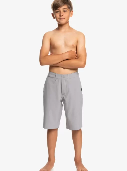 Boys Quiksilver Shorts | Boy'S 8-16 Union Amphibian 19" Hybrid Shorts