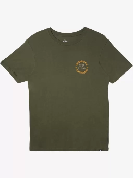 Mens Quiksilver Tees | Bubble Outline T-Shirt