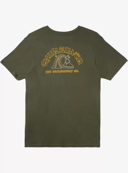 Mens Quiksilver Tees | Bubble Outline T-Shirt
