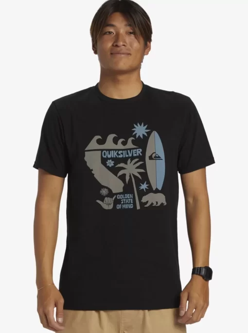 Mens Quiksilver Tees | Ca Funshine T-Shirt