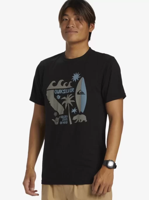Mens Quiksilver Tees | Ca Funshine T-Shirt