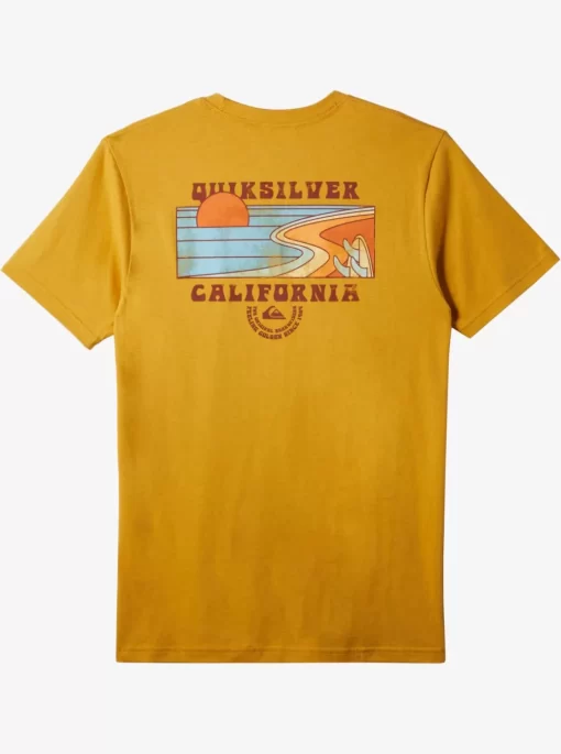 Mens Quiksilver Tees | Ca Point Breaks T-Shirt