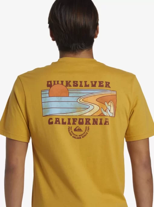 Mens Quiksilver Tees | Ca Point Breaks T-Shirt