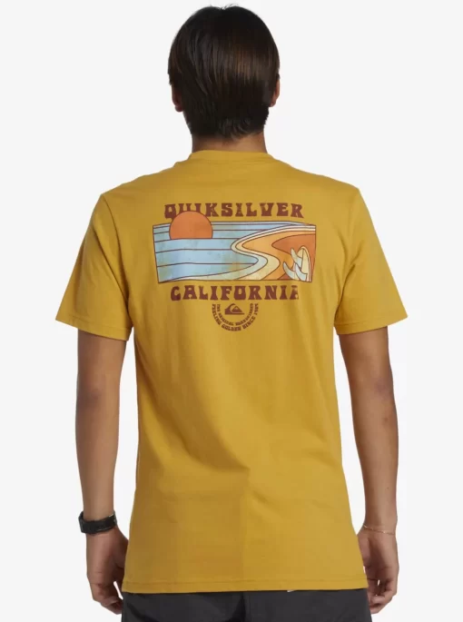 Mens Quiksilver Tees | Ca Point Breaks T-Shirt
