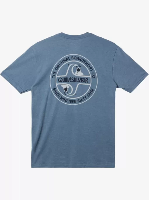 Mens Quiksilver Tees | Circle Back T-Shirt