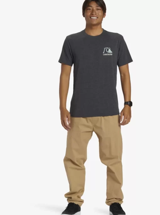 Mens Quiksilver Tees | Circle Back T-Shirt