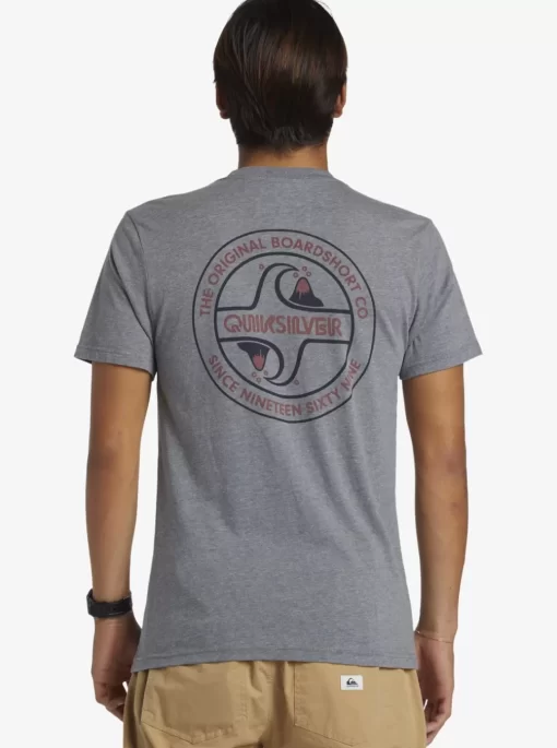 Mens Quiksilver Tees | Circle Back T-Shirt