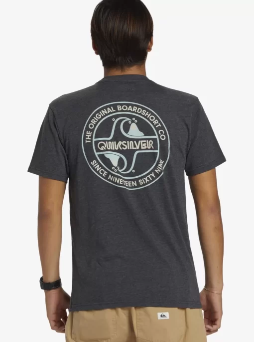 Mens Quiksilver Tees | Circle Back T-Shirt