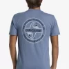 Mens Quiksilver Tees | Circle Back T-Shirt