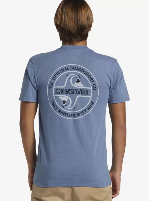 Mens Quiksilver Tees | Circle Back T-Shirt