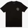 Mens Quiksilver Tees | Circled Script T-Shirt