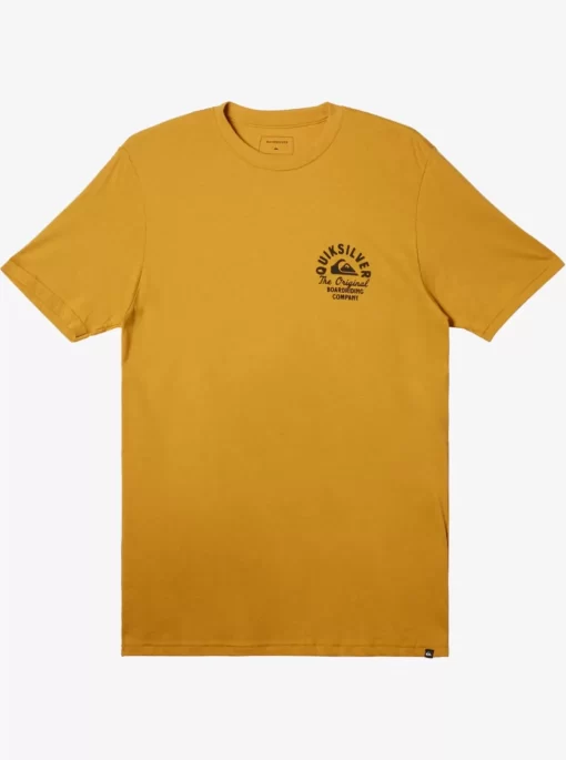 Mens Quiksilver Tees | Circled Script T-Shirt