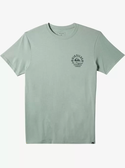 Mens Quiksilver Tees | Circled Script T-Shirt