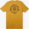 Mens Quiksilver Tees | Circled Script T-Shirt