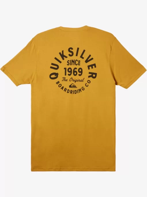Mens Quiksilver Tees | Circled Script T-Shirt
