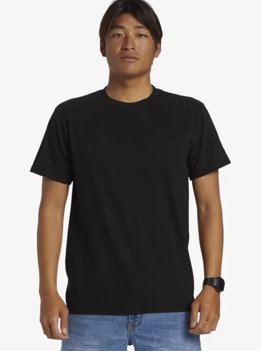 Mens Quiksilver Tees | Circled Script T-Shirt