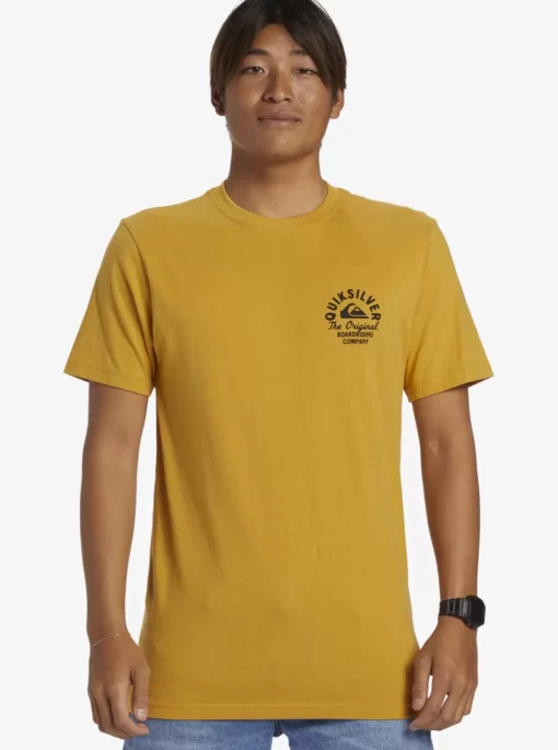 Mens Quiksilver Tees | Circled Script T-Shirt