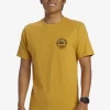 Mens Quiksilver Tees | Circled Script T-Shirt