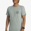 Mens Quiksilver Tees | Circled Script T-Shirt