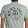 Mens Quiksilver Tees | Circled Script T-Shirt