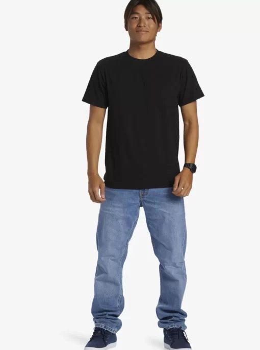 Mens Quiksilver Tees | Circled Script T-Shirt