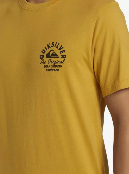 Mens Quiksilver Tees | Circled Script T-Shirt
