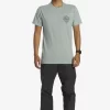 Mens Quiksilver Tees | Circled Script T-Shirt