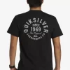 Mens Quiksilver Tees | Circled Script T-Shirt